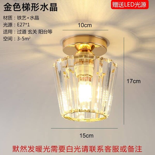 Crystal Ceiling Light