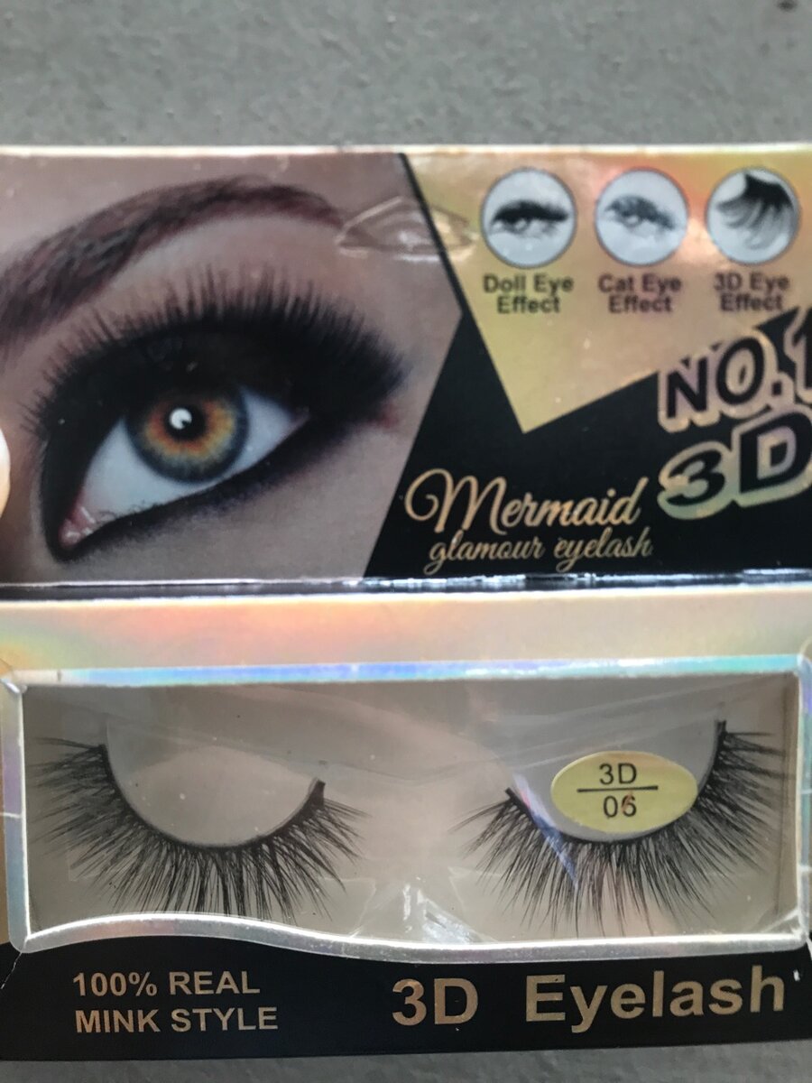 Cils 3D effet œil de chat