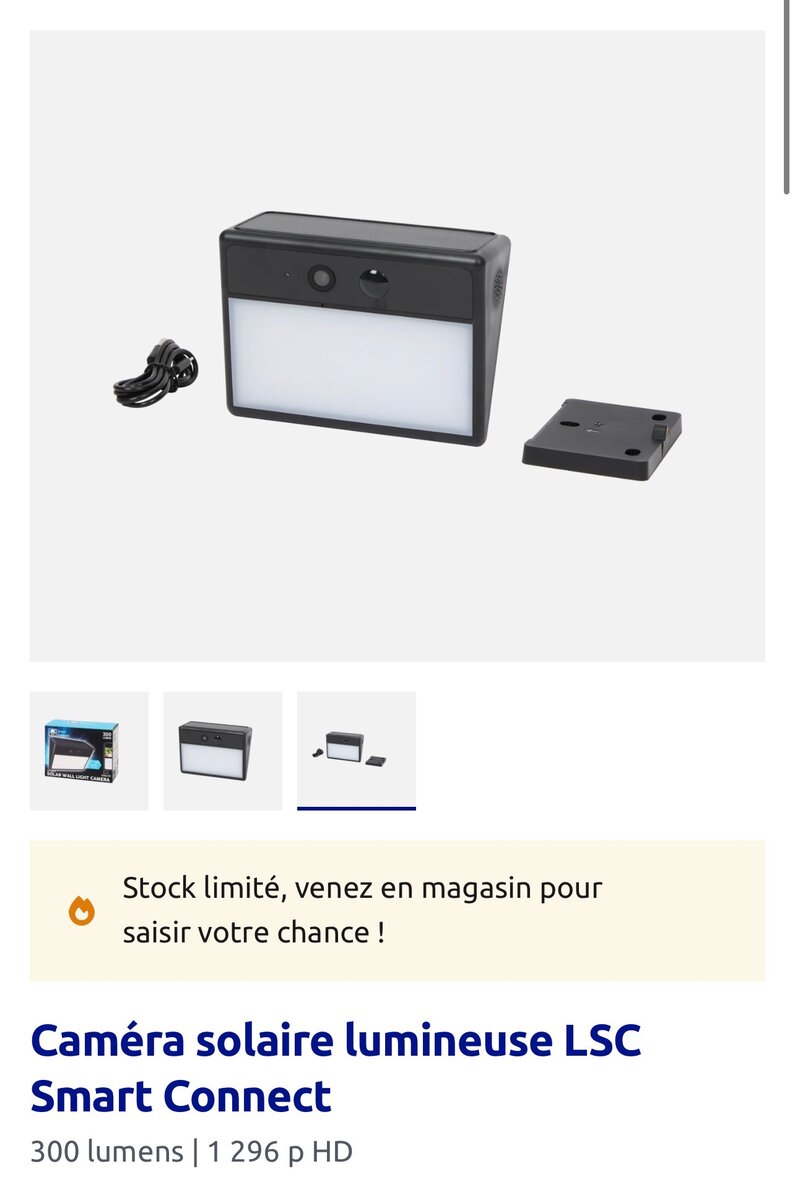 Caméra solaire LSC Wi-Fi