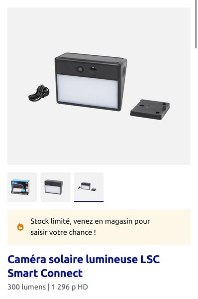 Caméra solaire LSC Wi-Fi