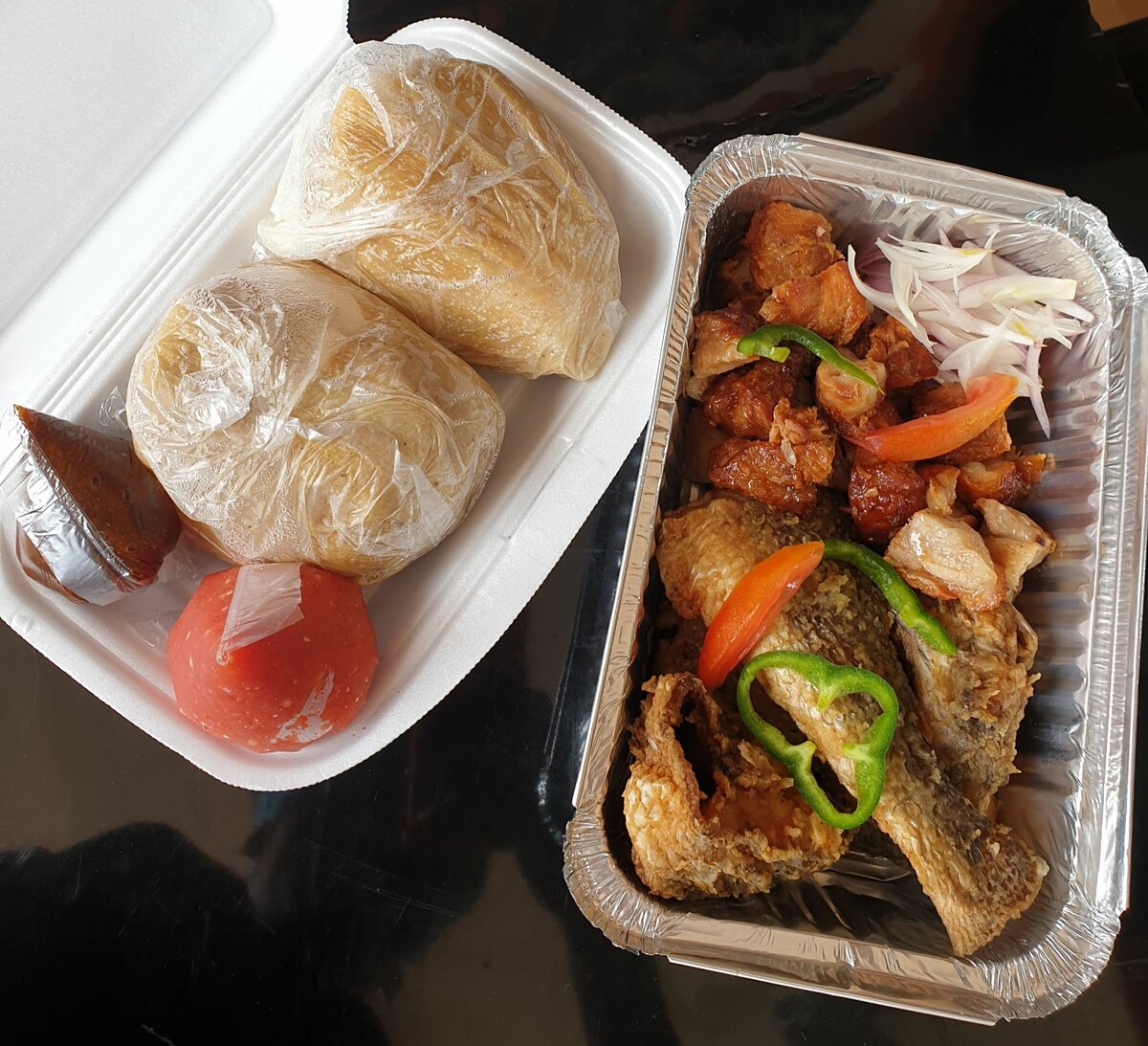 Kenkey,Fish and Chofi ( Combo)