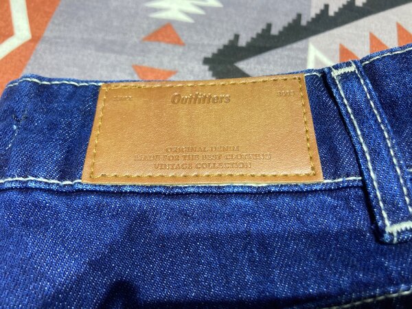 Outfitters wide leg jeans blue