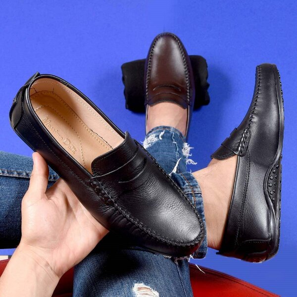 Mocassins en cuir pour homme