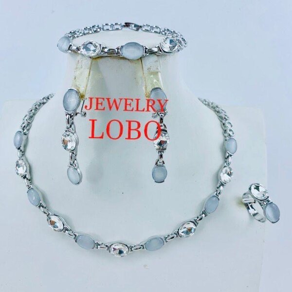 Parure Bijoux Argent Élégante