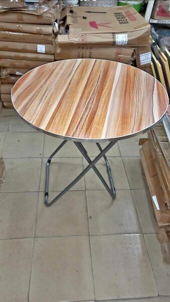 Table pliante ronde en bois