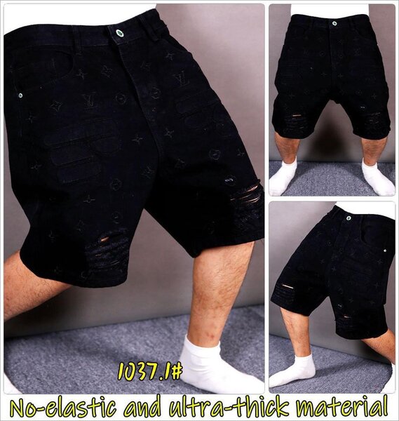 Shorts épais en jean déchiré