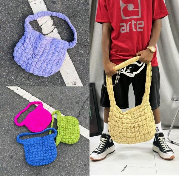 Sac fourre-tout texturé tendance