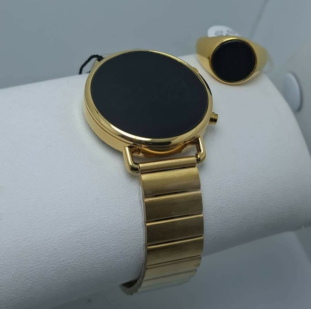 Montre et Bague en Or Élégantes