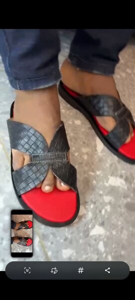 Sandales en cuir pour homme