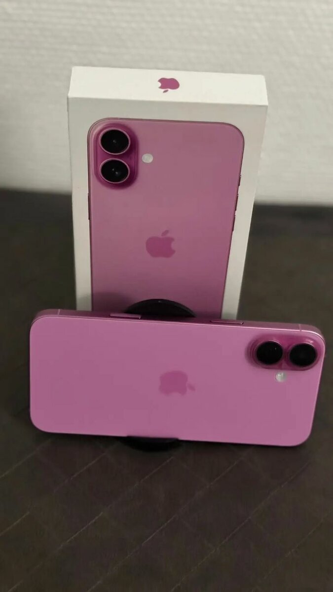 iPhone 16 rose moderne