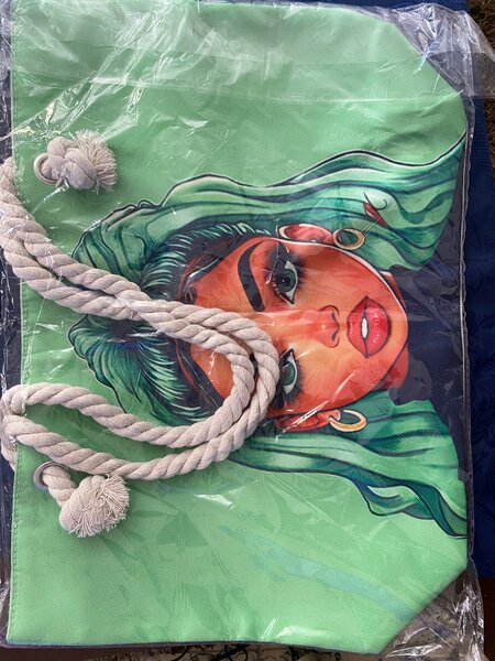 Sac de plage artistique