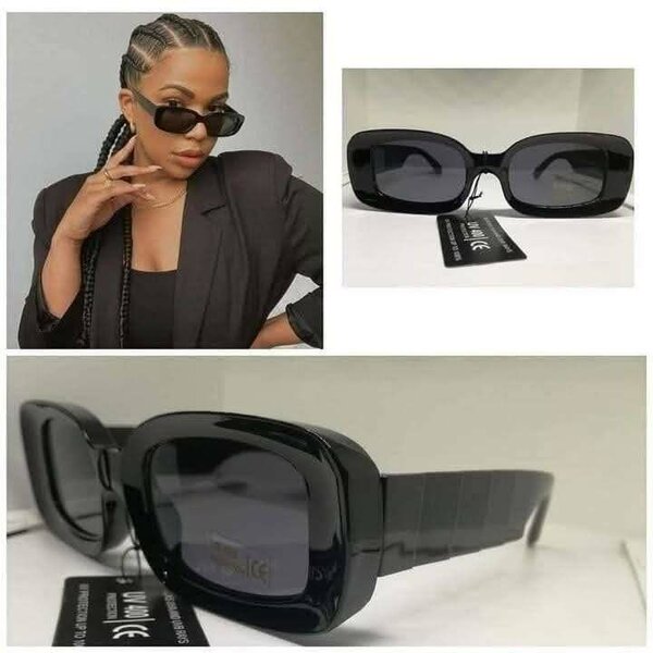 Lunettes de soleil rectangulaires chic