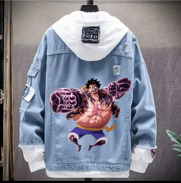 Jacket en Jean a Capuche One Piece