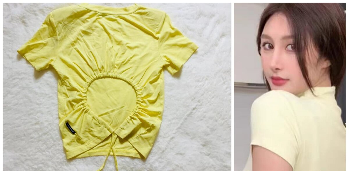 Salaula crop tops and tops