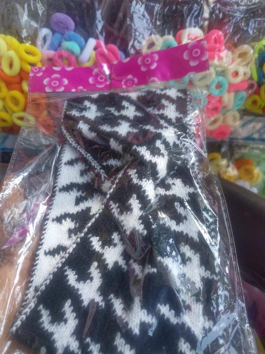 Bandeau Tressé Houndstooth