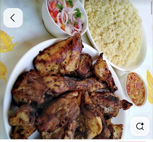 Poulet braisé Attieke