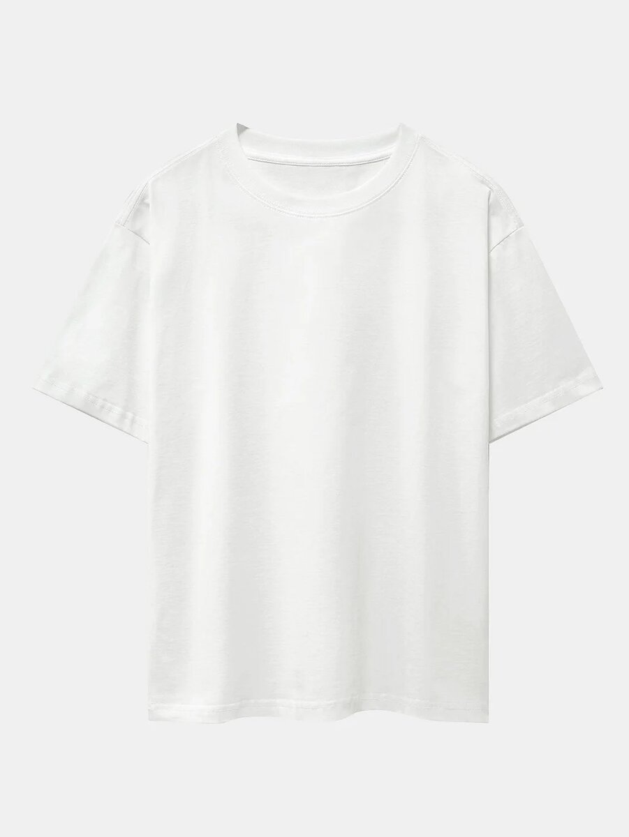 T-shirt blanc unisexe