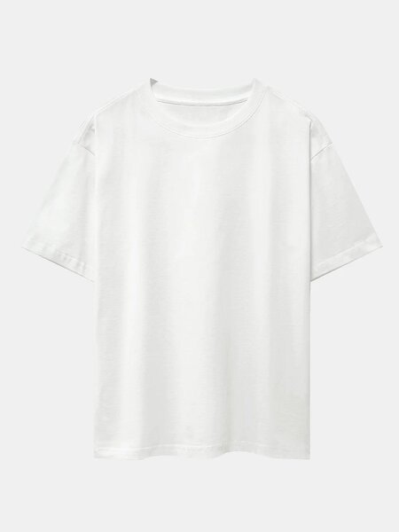 T-shirt blanc unisexe