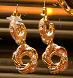 set of earrings Gold plated