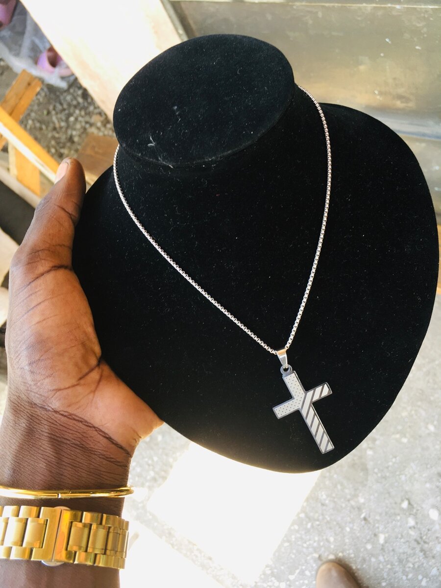 Silver Cross Necklace