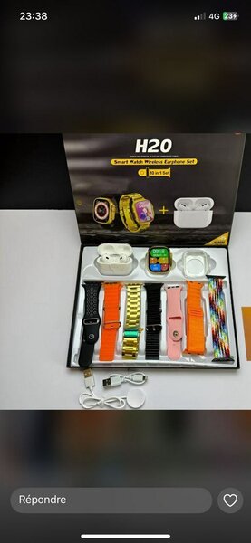 Montre connectée H20 et accessoires