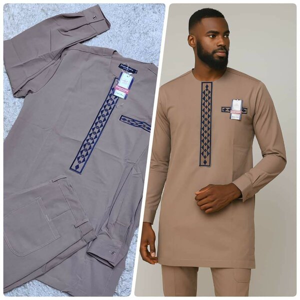 Ensemble Africain Élégant Homme