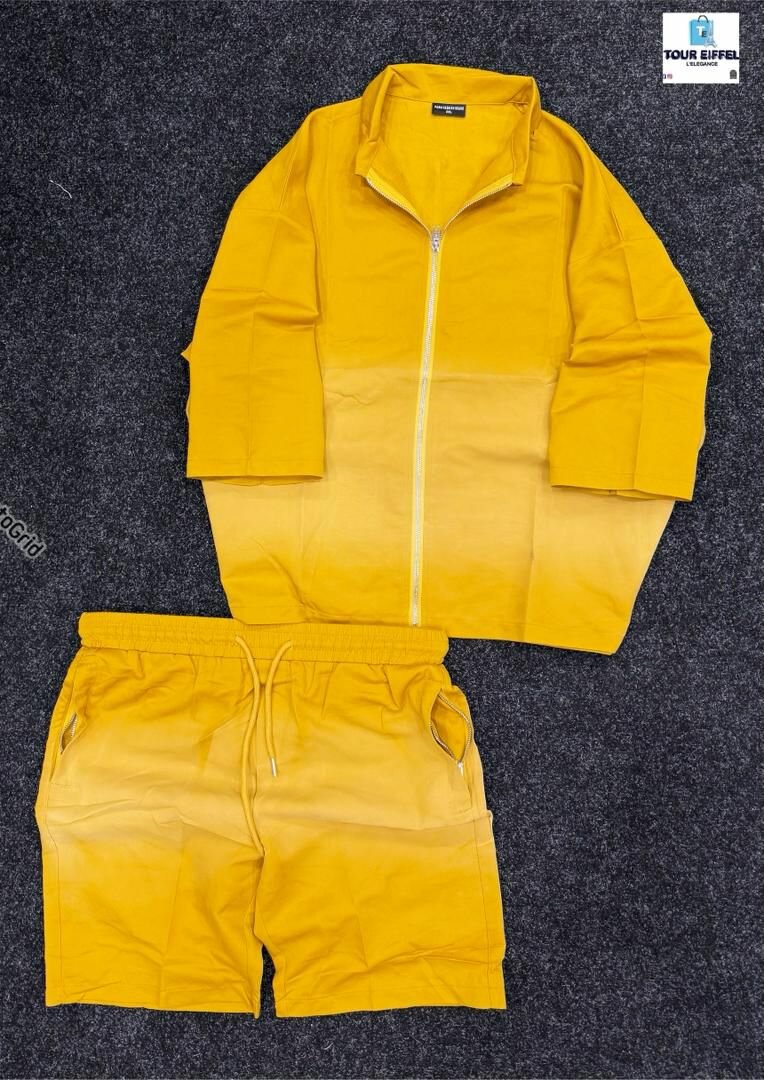 Survêtement dégradé jaune