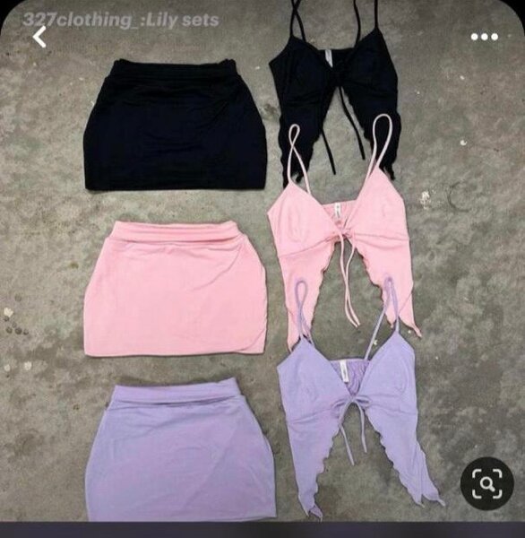 Ensemble Jupe et Haut Coloré