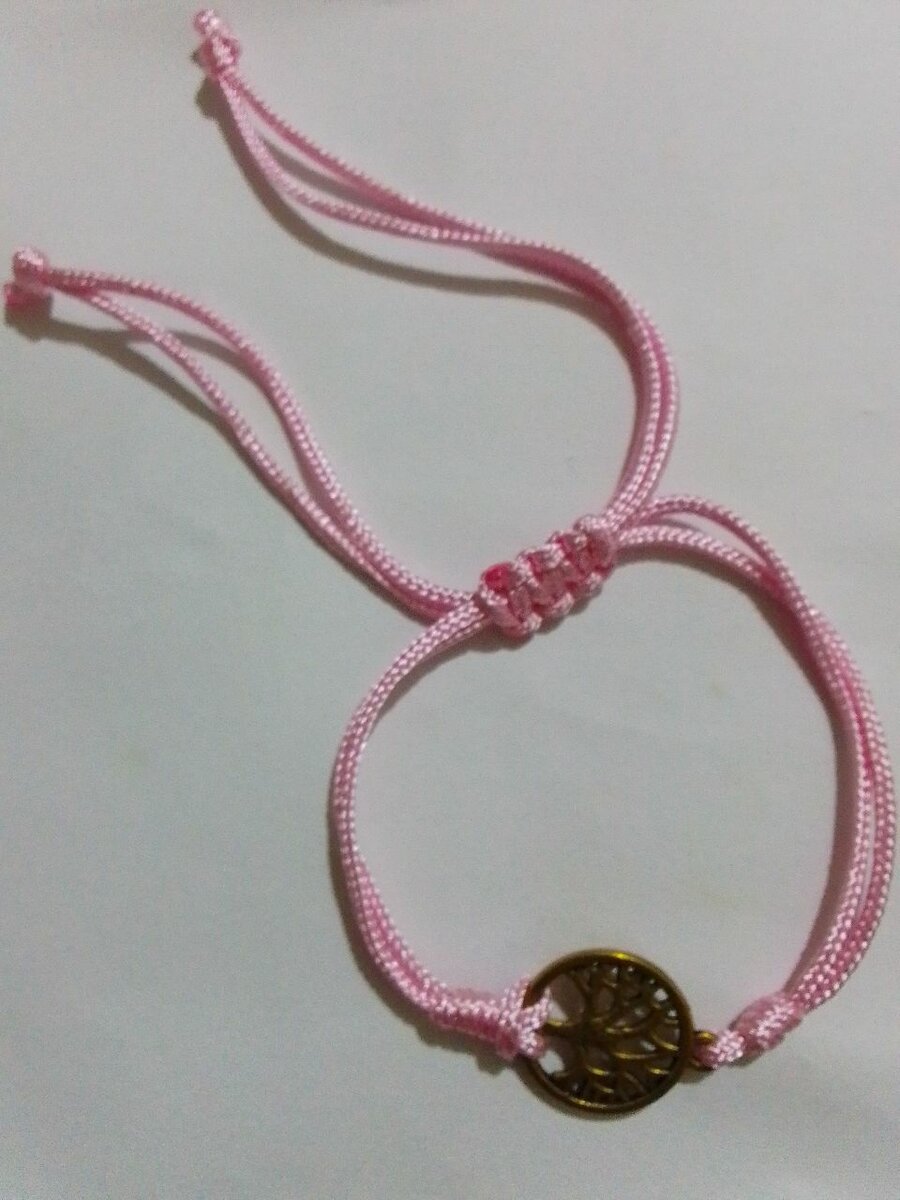 Bracelet Arbre de Vie rose