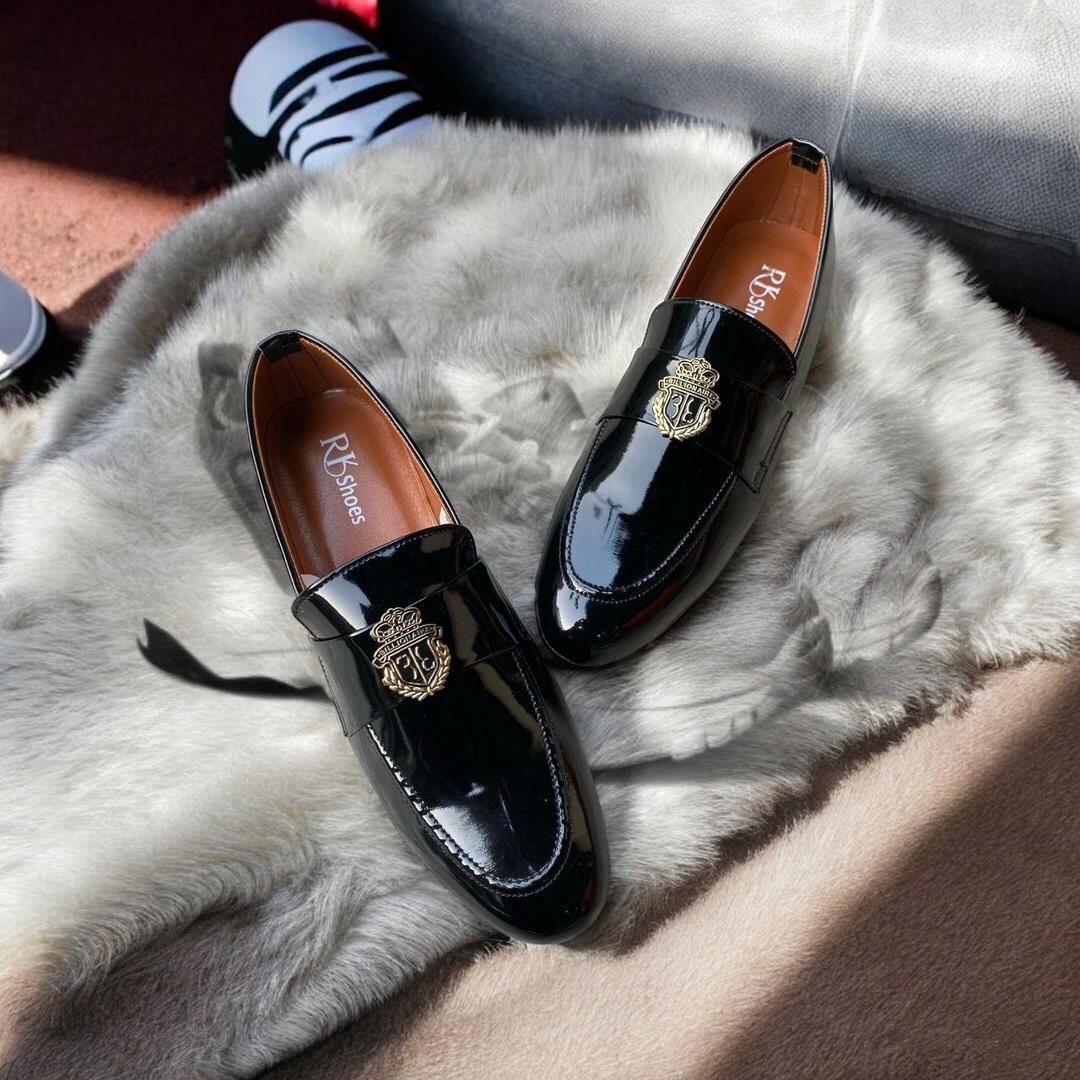 Leather loafers