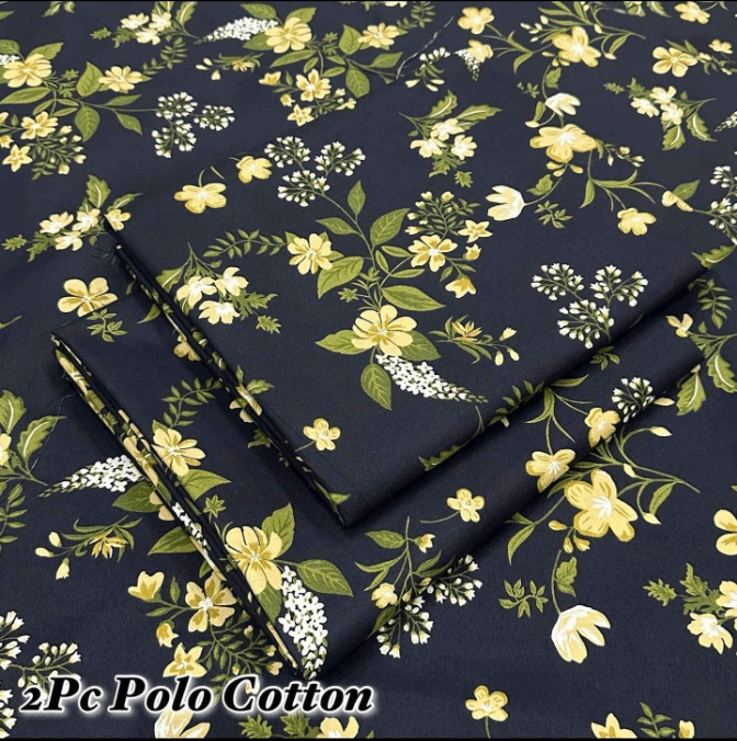 2pc polo cotton suit