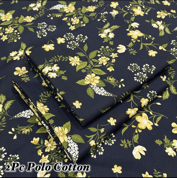 2pc polo cotton suit