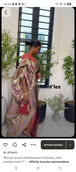 Robe Caftan Ankara Élégante