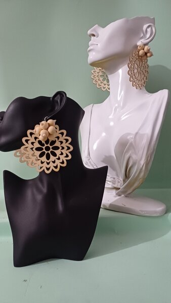 Boucles d'Oreilles Florales