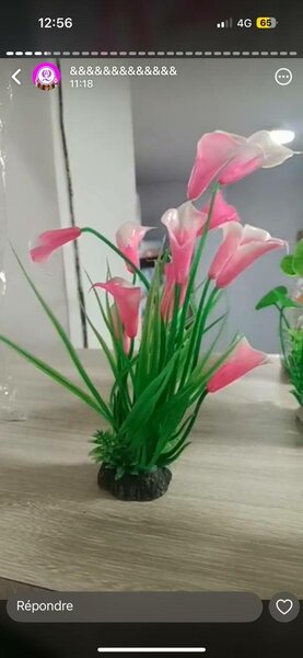 Plante artificielle Calla rose