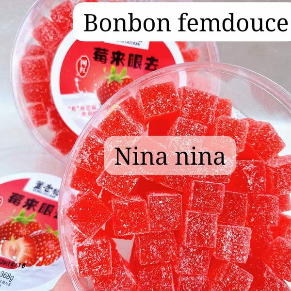 Bonbons femme a la fraise