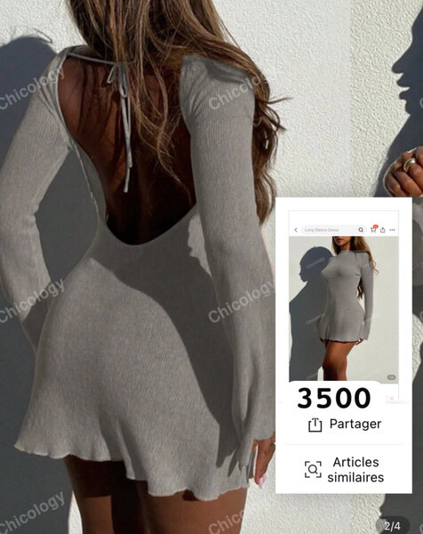 Robe Dos Nu Élégante