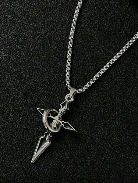 Collier Pendentif Épée Argent