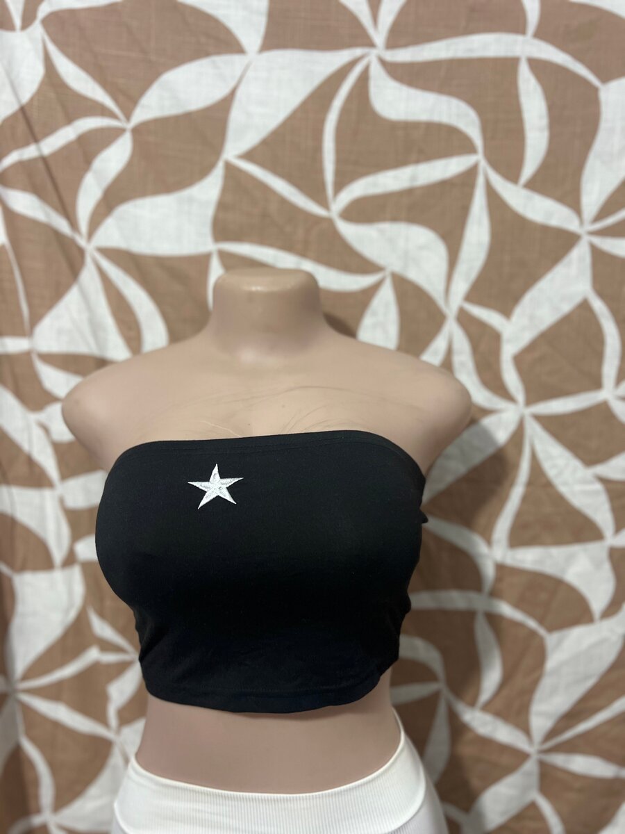 Top asymétrique bleu