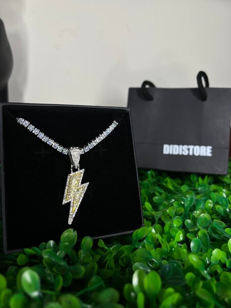 Collier Éclair Diamanté