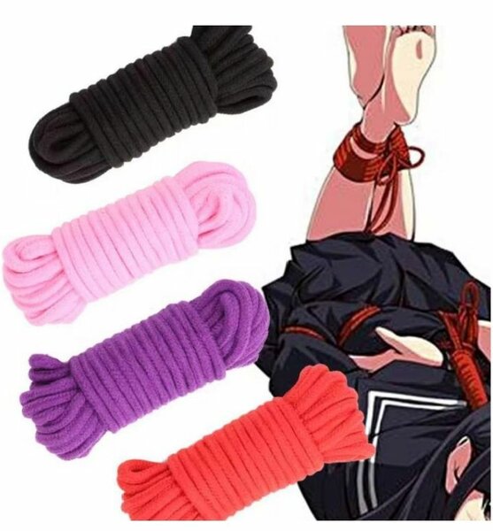 Cordes de bondage colorées