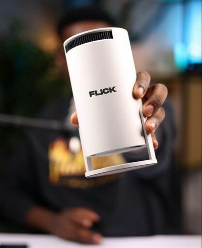 Flick Smart Mini Projector (White)