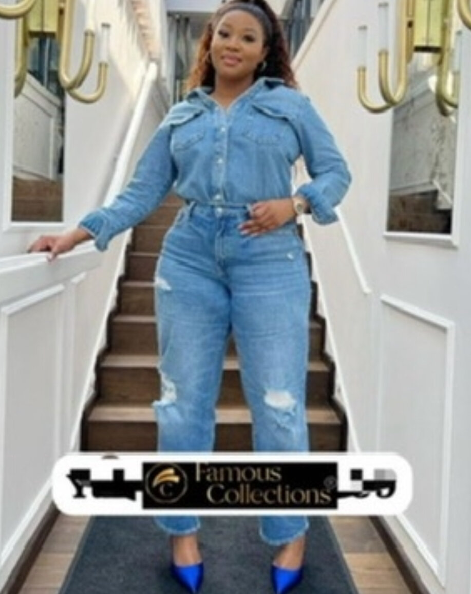 Combinaison en Denim Chic