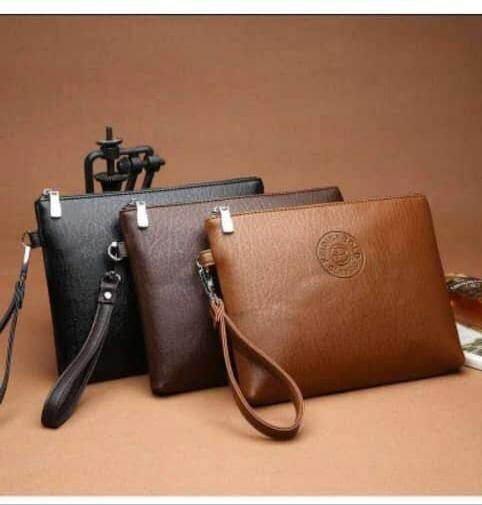 Leather Purse Lady Envelope Pouch New Business Men's Handbag