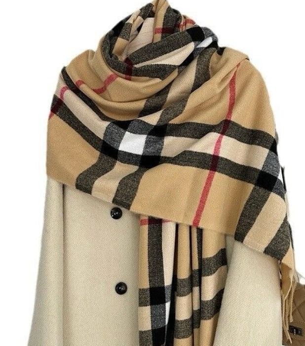 Кашемировый классический британский шарф