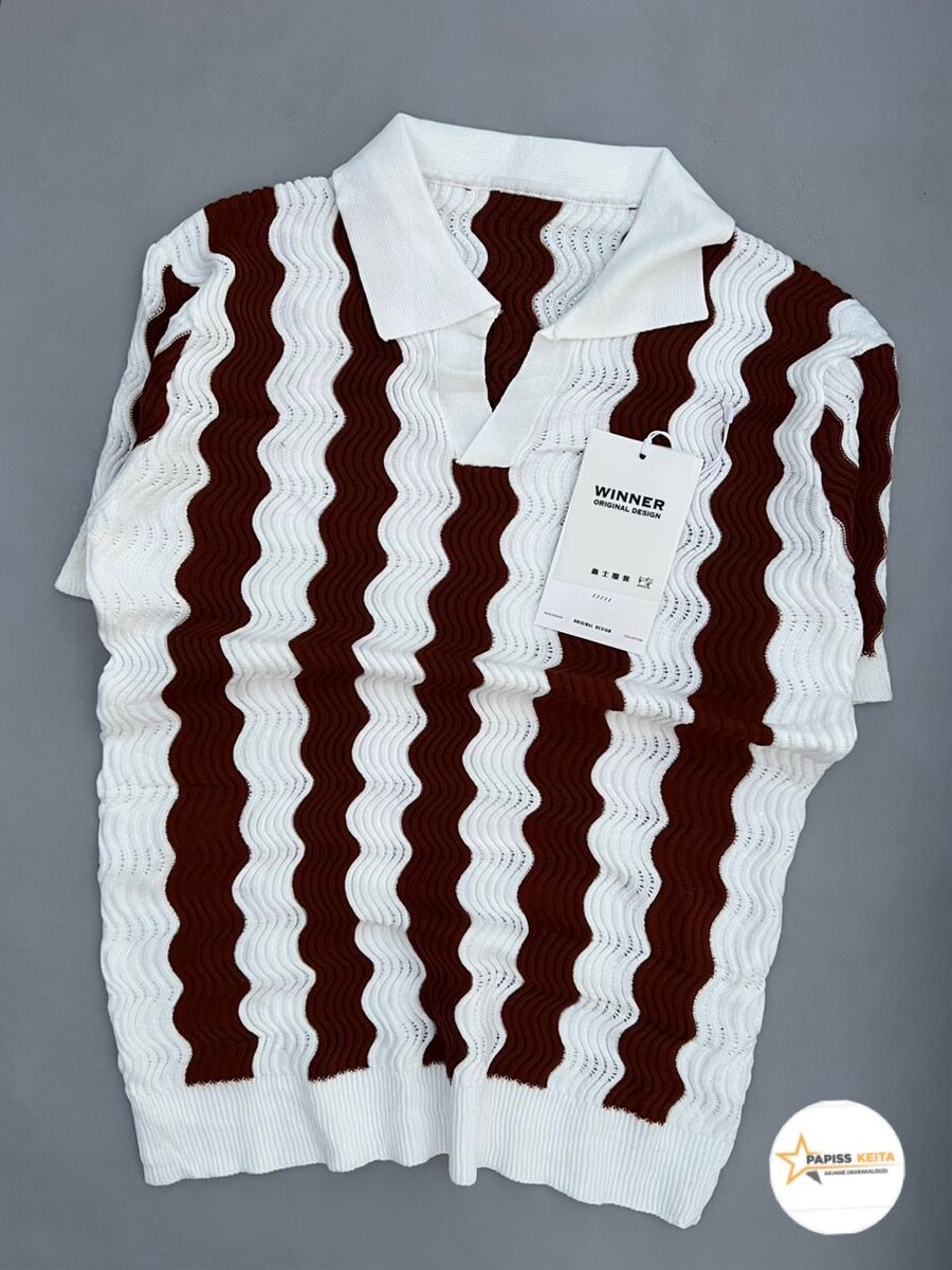 Pulls rayés en maille