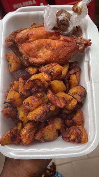 Poulet Frit et Alloco
