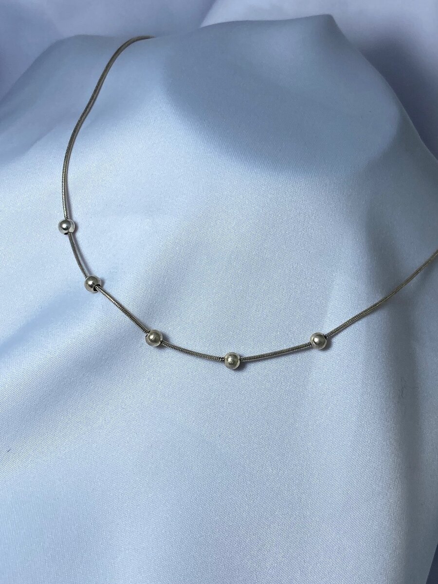 Колье из серебра 925