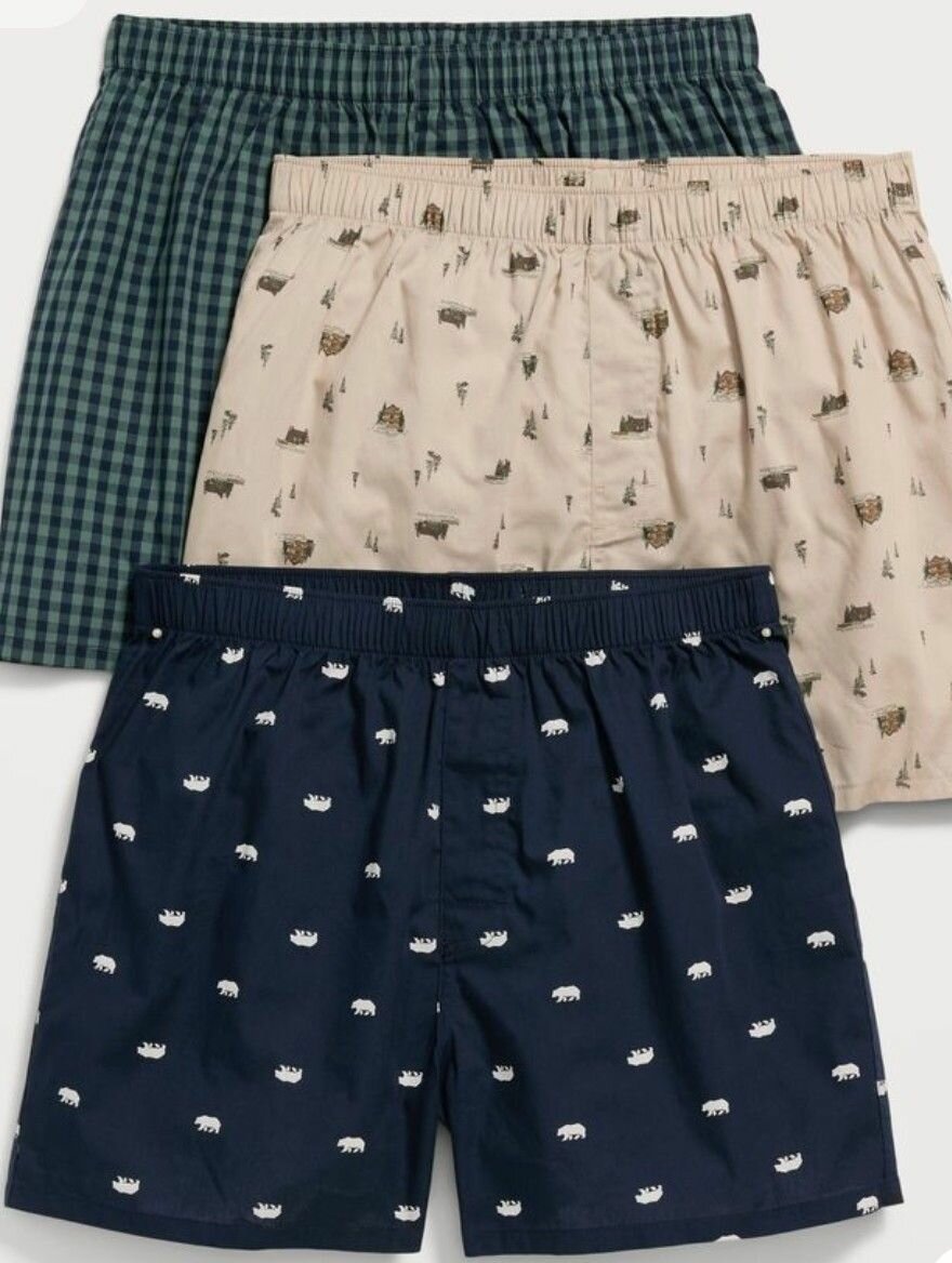 3pcs Boxers homme confortables