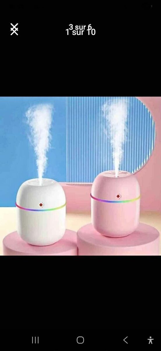 Diffuseur d'arôme coloré USB